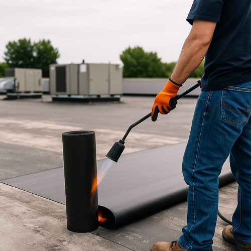 flat roof installs